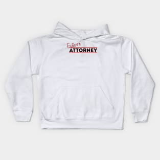 Future Attorney Kids Hoodie